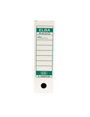 Elba Caja de Archivo Definitivo A4 - Resistente y Duradera - Tamaño Estandar A4 - Diseño Elegante y Funcional - Color