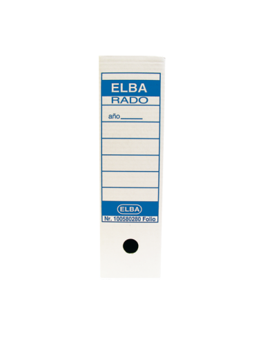 Elba Caja de Archivo Definitivo Folio Prolongado - Resistente y Duradera - Ideal para Organizar Documentos - Diseño Elegante