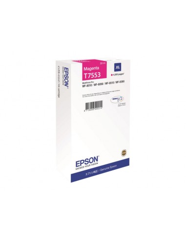 Epson T7553 Magenta Cartucho de Tinta Original - C13T755340 C13T75534N