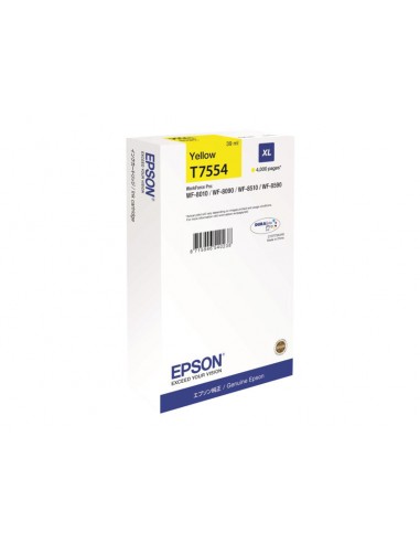 Epson T7554 Amarillo Cartucho de Tinta Original - C13T755440 C13T75544N