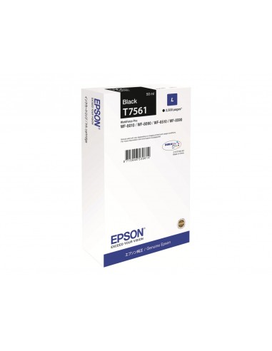 Epson T7561 Negro Cartucho de Tinta Original - C13T756140 C13T75614N