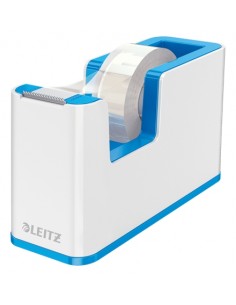 Leitz WOW Dispensador de Cinta Adhesiva - Para Rollos de hasta 19mm x 33m - Incluye Cinta Autoadhesiva Escribible - Color