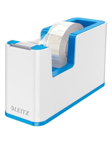 Leitz WOW Dispensador de Cinta Adhesiva - Para Rollos de hasta 19mm x 33m - Incluye Cinta Autoadhesiva Escribible - Color