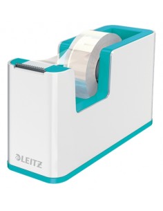 Leitz WOW Dispensador de Cinta Adhesiva - Para Rollos de hasta 19mm x 33m - Incluye Cinta Autoadhesiva Escribible - Color