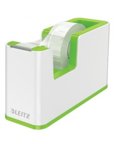 Leitz WOW Dispensador de Cinta Adhesiva - Para Rollos de hasta 19mm x 33m - Incluye Cinta Autoadhesiva Escribible - Color