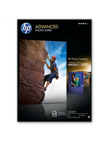 HP Q5456A Papel Fotografico Advanced Glossy 25 Hojas A4 250gr