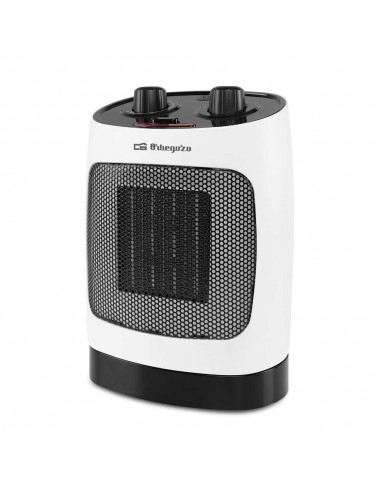 Orbegozo CR 5032 Calefactor Ceramico Compacto - Potencia 2000W - Movimiento Oscilante - 3 Modos de Funcionamiento -