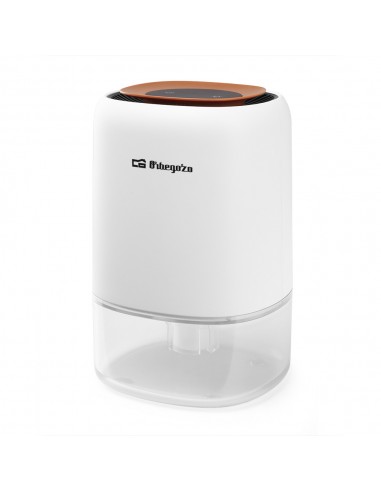 Orbegozo DH 305 Deshumidificador Compacto - Deshumidificacion 300ml Dia - Funcionamiento Silencioso - Luz LED Decorativa -