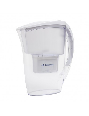 Orbegozo JR 3025 Jarra Purificadora de Agua - Tres Cartuchos Filtrantes - Capacidad Total de 2.4 Litros - Indicador de Vida