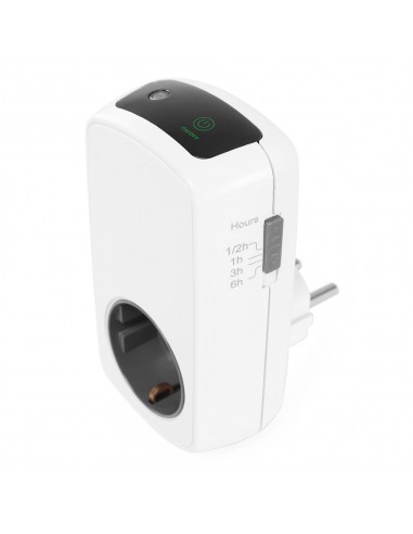 Orbegozo Pg 50 Programador Analogico Eficiente - Panel Tactil LED - Temporizador 30min a 6 Horas - Potencia Maxima 3680W -