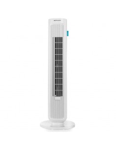 Orbegozo TW-0755 Ventilador de Torre Oscilante - Potente Caudal de Aire - Practico y Funcional - Color Blanco