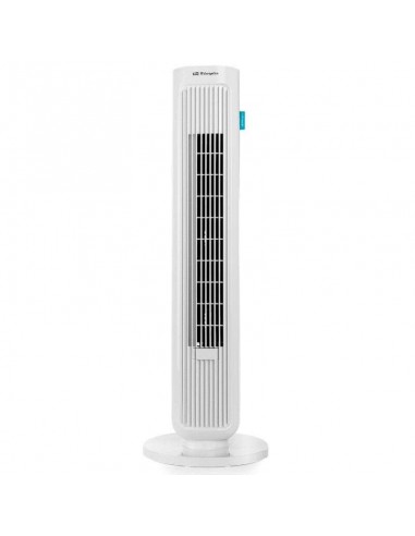 Orbegozo TW-0755 Ventilador de Torre Oscilante - Potente Caudal de Aire - Practico y Funcional - Color Blanco