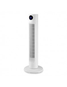 Orbegozo TWM 0960 Ventilador de Torre - Potente Motor de 60W - Altura de 78cm - Panel LED con Indicador de Temperatura -