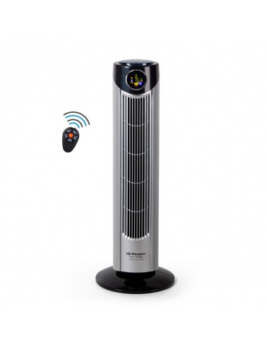 Orbegozo TWM 1010 Ventilador de Torre Ionico - Potente Caudal de Aire - Display Digital - Control Remoto - Ideal para