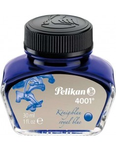 Pelikan Tinta 4001 No.78 - Frasco 30ml - Tinta de Alta Calidad - Frasco de 30ml - para Estilograficas - Color Azul Real