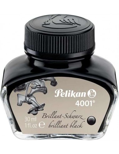 Pelikan Tinta 4001 No.78 - Frasco 30ml - Frasco de 30ml - Asegura el Perfecto Funcionamiento de la Estilografica - Color Negro