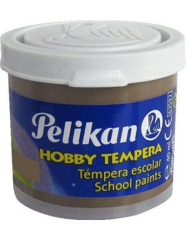 Pelikan Tempera Escolar Frasco 40ml - Facil de Lavar - Ideal para uso Escolar - Color Violeta