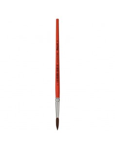 Pelikan Pincel Serie 23 N-4 - Punta Redonda de Pelo Natural de Pony - Mango de Madera Barnizado - Ferula de Aluminio