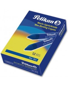 Pelikan Barra para Marcar 762 12 - 12mm - Resistente al Agua - Punta Biselada - Ideal para Resaltar Texto - Color Azul
