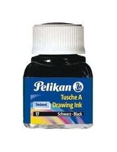 Pelikan Tinta China 523 10ml - Alta Calidad - Resistente al Agua - Ideal para Dibujo y Caligrafia - Color Siena Tostada