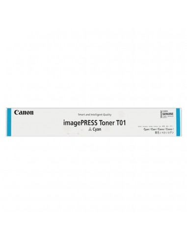 Canon imagePRESS T01 Cyan Cartucho de Toner Original - 8067B001