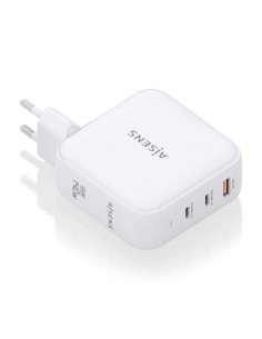 Aisens Cargador GAN 140W - 2xUSB-C PD3.1 QC4.0 - 1xUSB-A QC3.0