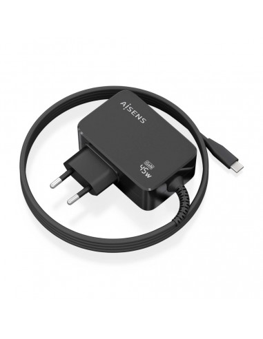 Aisens Cargador GAN 45W PD3.0 1xUSB-C 1.8m