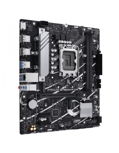 Asus Prime B760M-R D4 Placa Base Intel 1700 2x DDR4 - HDMI-M.2-PCIe4.0-4x Sata III-USB-Micro-ATX