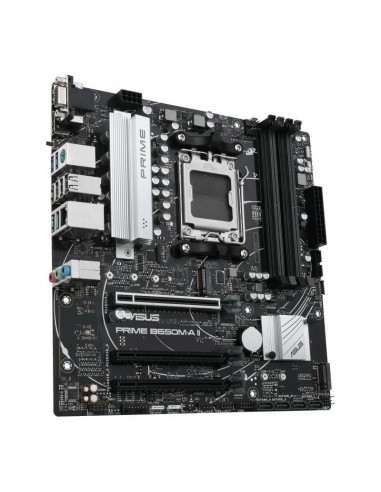 Asus Prime B650M-A II-CSM Placa Base AMD5 4x DDR5 - HDMI-M.2-4x Sata III-USB 2.0-3.2-RJ-45-DispalyPort-MicroATX
