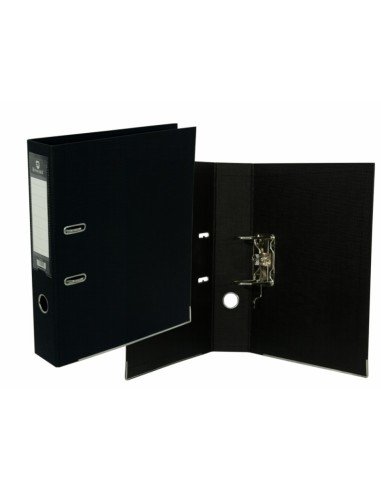 Bismark Archivador A-Z PVC F-Lomo 75 - Gran Resistencia - Tarjetero en el Lomo - Cartoneras Metalicas en Borde Inferior -