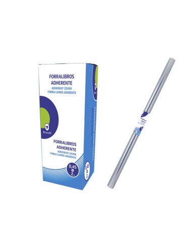 Bismark Forralibros Adherente PVC - Forro de Plastico Adherente - Ideal para Forrar Libros sin Dañar Las Portadas - Color