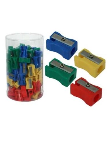 Bismark Afilalapiz de Plastico para Lapices Normales - Colores Surtidos