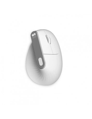 Subblim Nature Vertical Ergo Dual Raton Vertical Bluetooth-USB 2.4Ghz 4000dpi - 5 Botones - Uso Diestro - Color Blanco