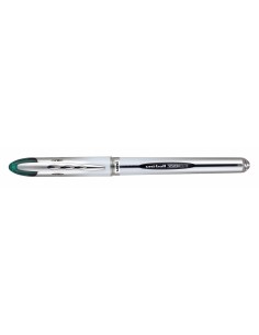 Uni-ball Vision Elite UB-200 Rollerball de Tinta Liquida - Punta de Bola 0.8mm - Sistema Antifugas para Viajes - Color Verde
