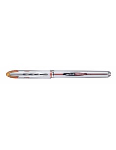 Uni-ball Vision Elite UB-200 Rollerball de Tinta Liquida - Punta de Bola 0.8mm - Sistema Antifugas para Viajes - Color Naranja
