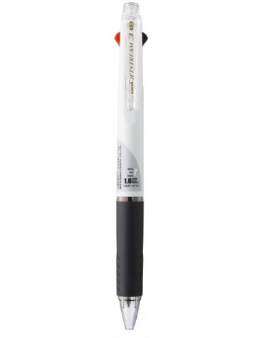 Uni-ball JetStream SXE3-400-10 Boligrafo Multiple - Punta de Bola 1mm - Tinta Resistente al Agua y Luz - Secado Instantaneo -