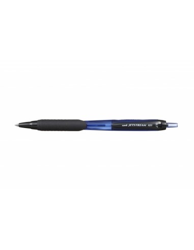 Uni-ball JetStream SXN-101-07 Boligrafo de Tinta - Punta de Bola 0.7mm - Secado Instantaneo - Ideal para Zurdos - Color Azul