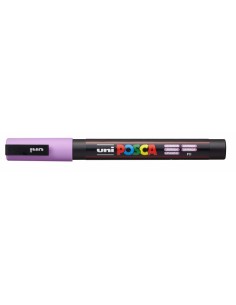 Posca PC-3M Marcador de Pintura Base al Agua - Punta de Poliester Conica 0.9-1.3mm - Ancho de Trazo 0.9-1.3mm - No Permanente