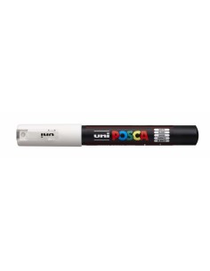 Posca PC-1M Marcador de Pintura - Punta de Poliester Conica 0.7mm - Tinta Base al Agua - Resistente a la Luz - No Permanente