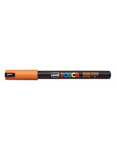 Posca PC-1MR Marcador de Pintura - Punta Roller de Fibra 0.7mm - Linea Extrafina - Tinta Pigmentada Base al Agua - Resistente