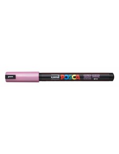 Posca PC-1MR Marcador de Pintura - Punta Roller de Fibra 0.7mm - Tinta Pigmentada Base al Agua - Resistente a la Luz - No