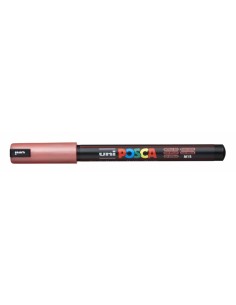 Posca PC-1MR Marcador de Pintura - Punta Roller de Fibra 0.7mm - Tinta Pigmentada Base al Agua - Resistente a la Luz - Color