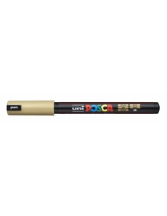 Posca PC-1MR Marcador de Pintura - Punta Roller de Fibra 0.7mm - Linea Extrafina - Tinta Pigmentada Base al Agua - Resistente