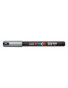 Posca PC-1MR Marcador de Pintura - Punta Roller de Fibra 0.7mm - Tinta Pigmentada Base al Agua - Resistente a la Luz - Color