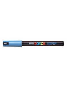 Posca PC-1MR Marcador de Pintura - Punta Roller de Fibra 0.7mm - Tinta Pigmentada Base al Agua - Linea Extrafina - Resistente