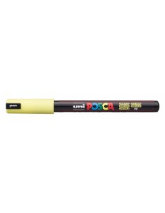 Posca PC-1MR Marcador de Pintura - Punta Roller de Fibra 0.7mm - Tinta Pigmentada Base al Agua - Linea Extrafina - Resistente