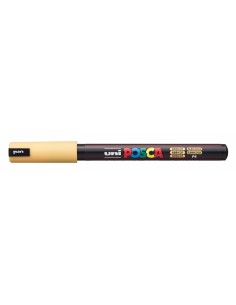 Posca PC-1MR Marcador de Pintura - Punta Roller de Fibra 0.7mm - Linea Extrafina - Tinta Pigmentada Base al Agua - Resistente