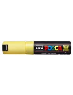 Posca PC-7M Marcador de Pintura - Punta de Bala 4.5-5.5mm - Base al Agua - Resistente a la Luz - Color Amarillo