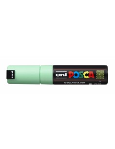 Posca PC-8K Marcador de Pintura - Punta Biselada Acrilica 8mm - Tinta Base al Agua - No Permanente - Resistente a la Luz -