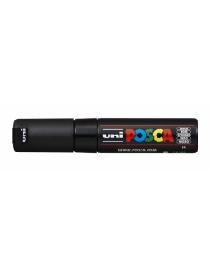 Posca PC-8K Marcador de Pintura - Punta Biselada Acrilica 8mm - Tinta Base al Agua - Resistente a la Luz - No Permanente -
